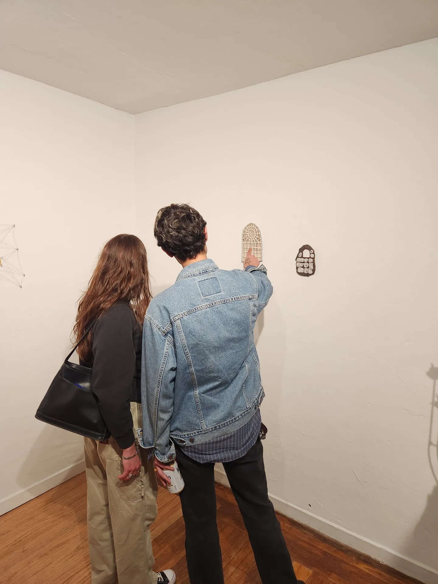 Photo from opening reception of This is a Living Room.