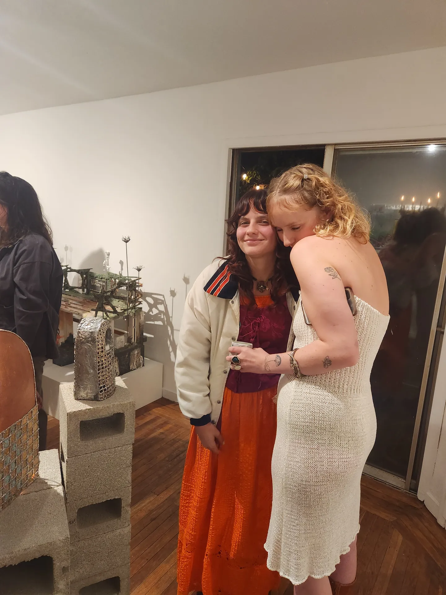 Photo from opening reception of This is a Living Room.