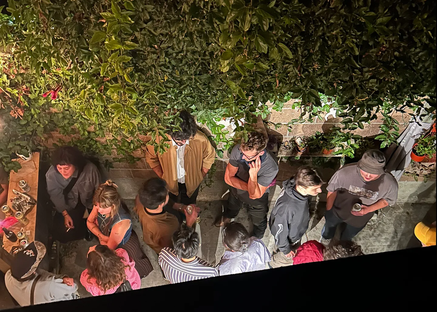 Photo from opening reception of This is a Living Room.