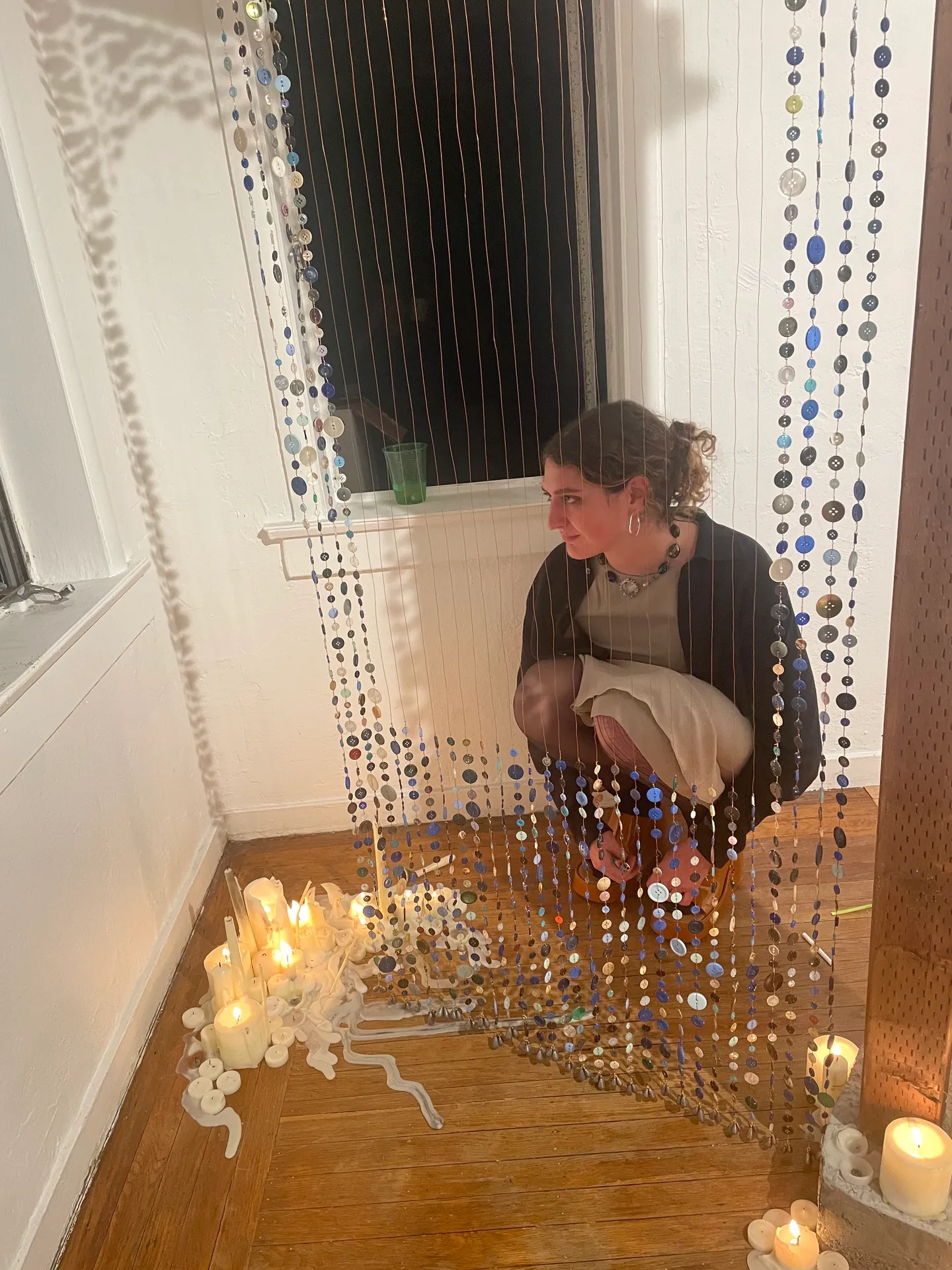 Photo from opening reception of This is a Living Room.
