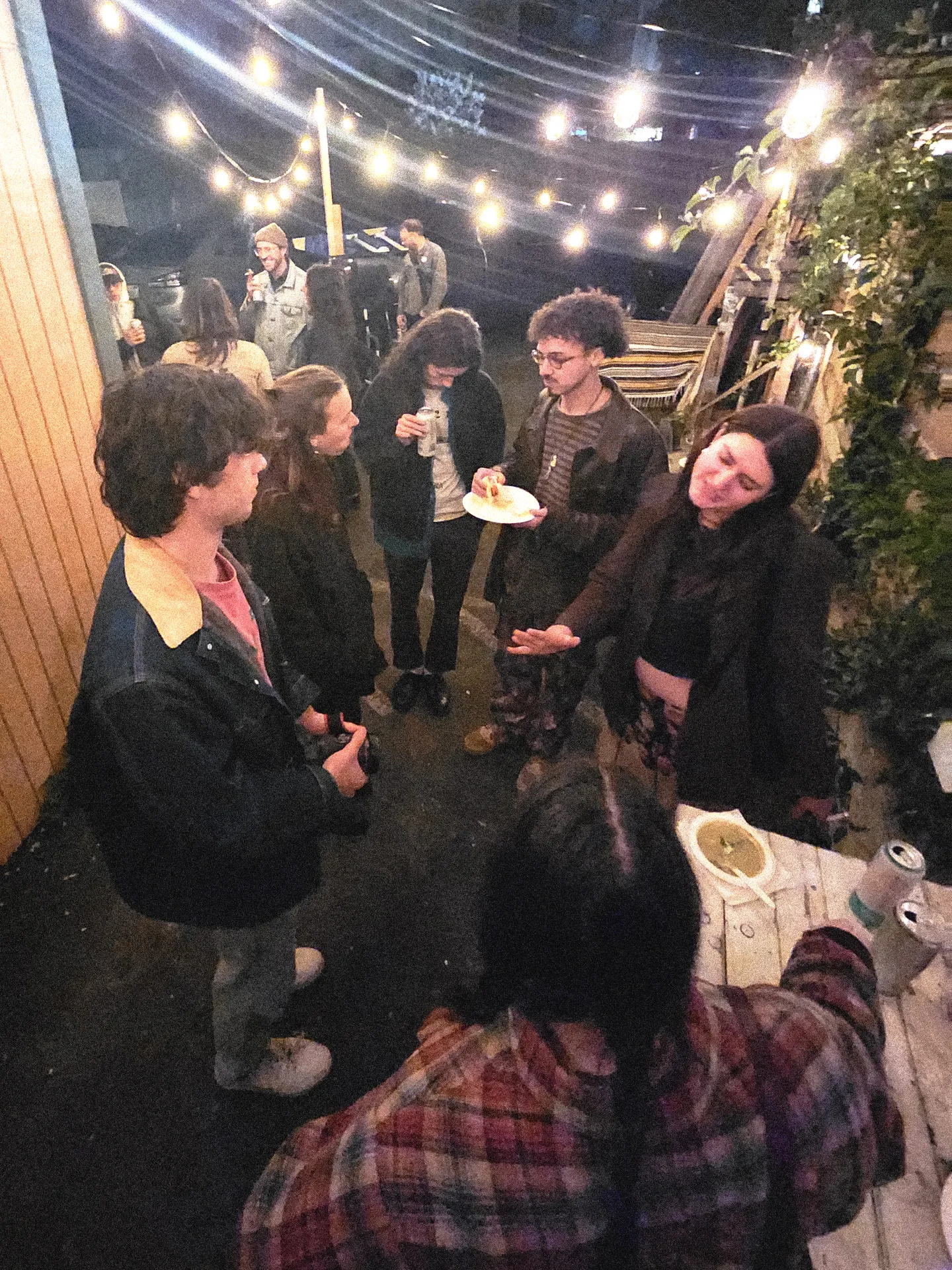 Photo from opening reception of This is a Living Room.