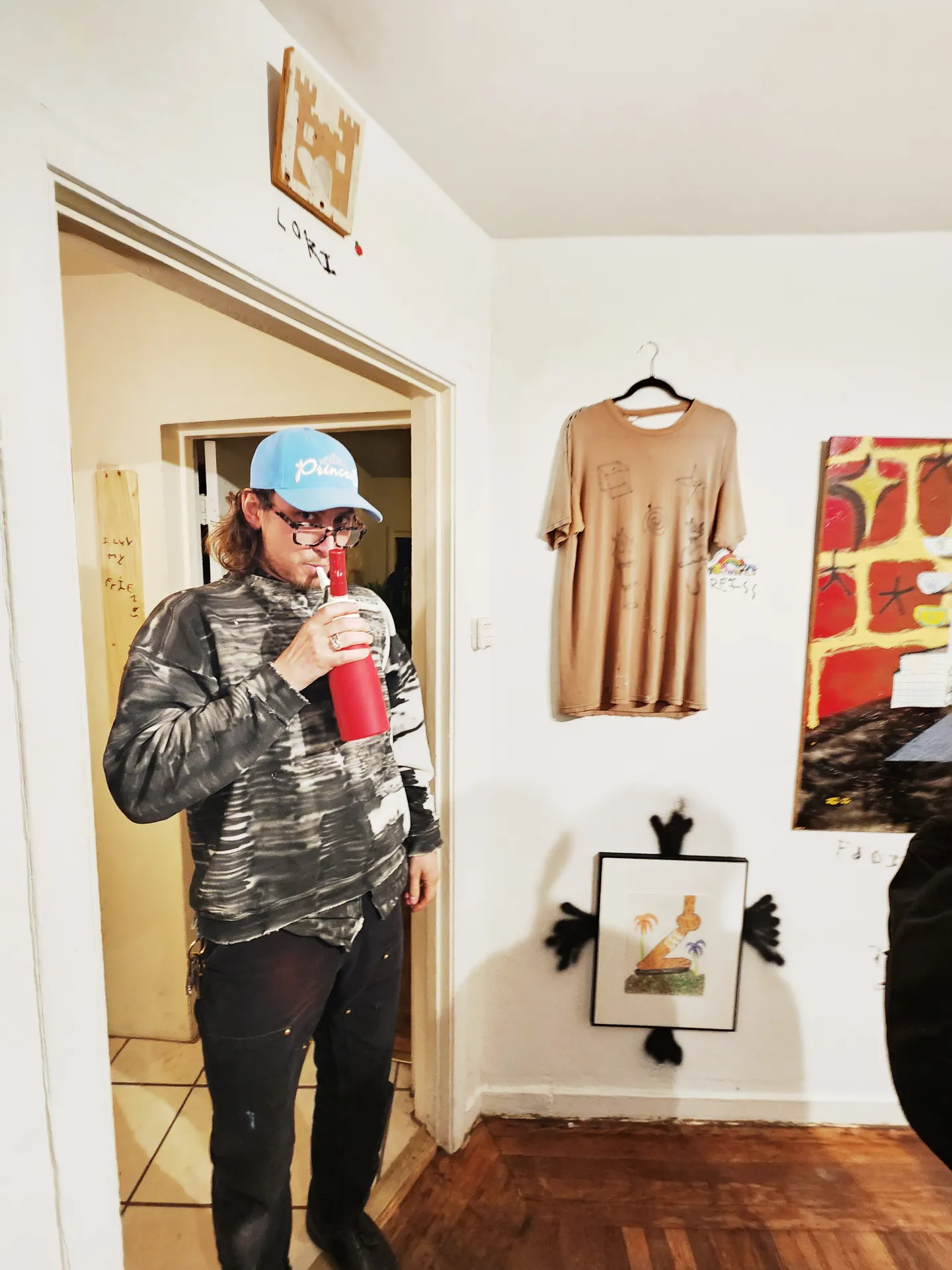 Photo from opening reception of This is a Living Room.