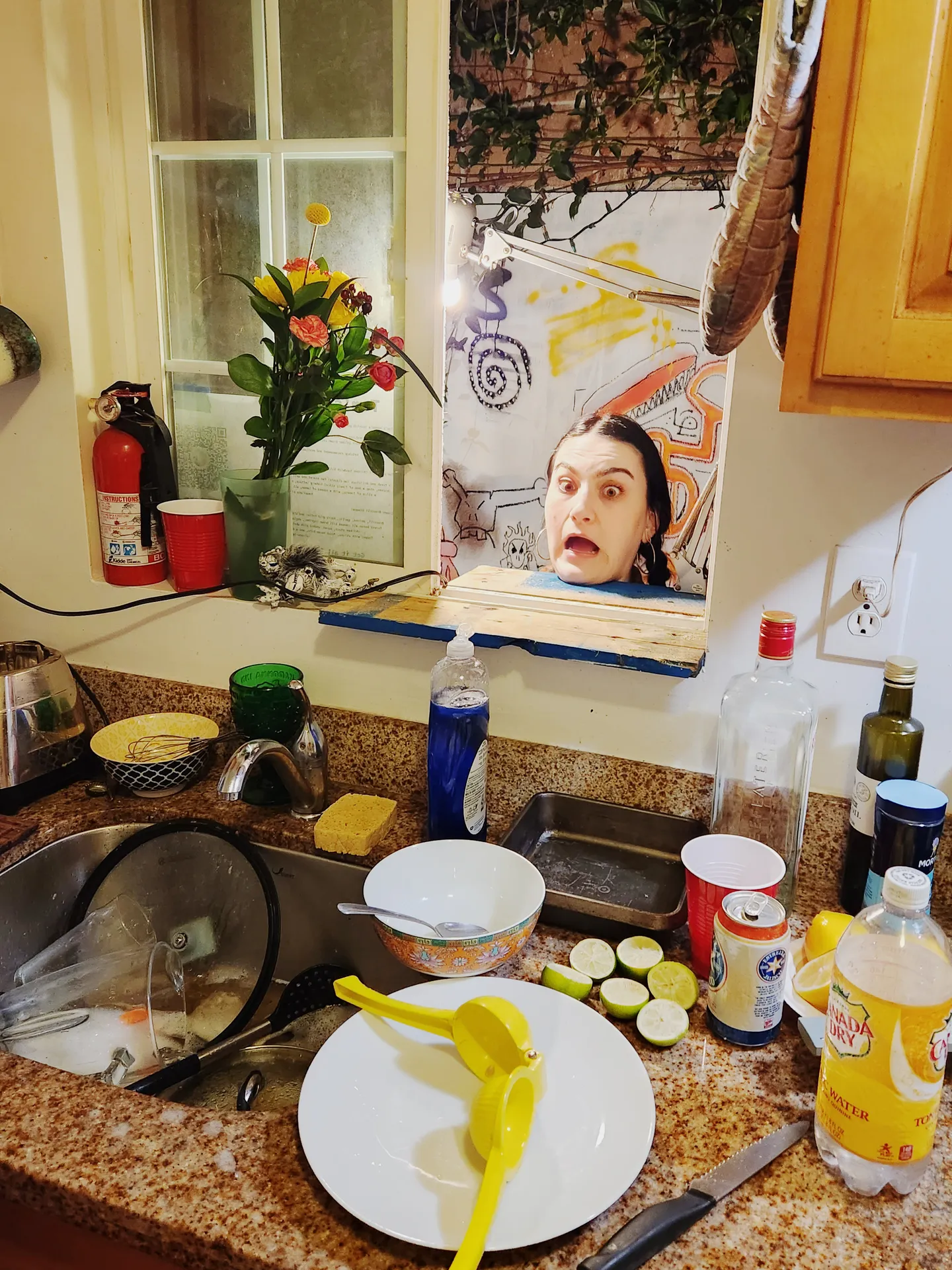 Photo from opening reception of This is a Living Room.